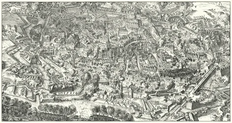 De slag van het bevrijdingsleger om de belegerde stad Wenen te bevrijden van het Ottomaanse leger, 1683